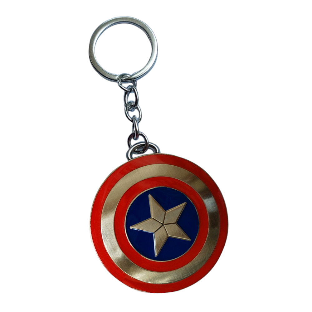 Marvel Avengers Capitán América Escudo Llavero Metal