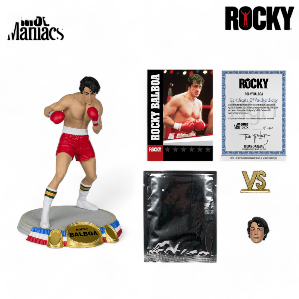 Movie Maniacs Rocky Balboa 6" Limited Edition Platinum Version