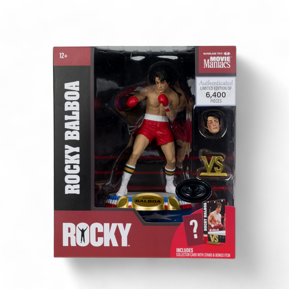 Movie Maniacs Rocky Balboa 6" Limited Edition Platinum Version