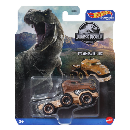 Hot Wheels Character Cars - Jurassic World: Tyrannosaurus Rex 1/64
