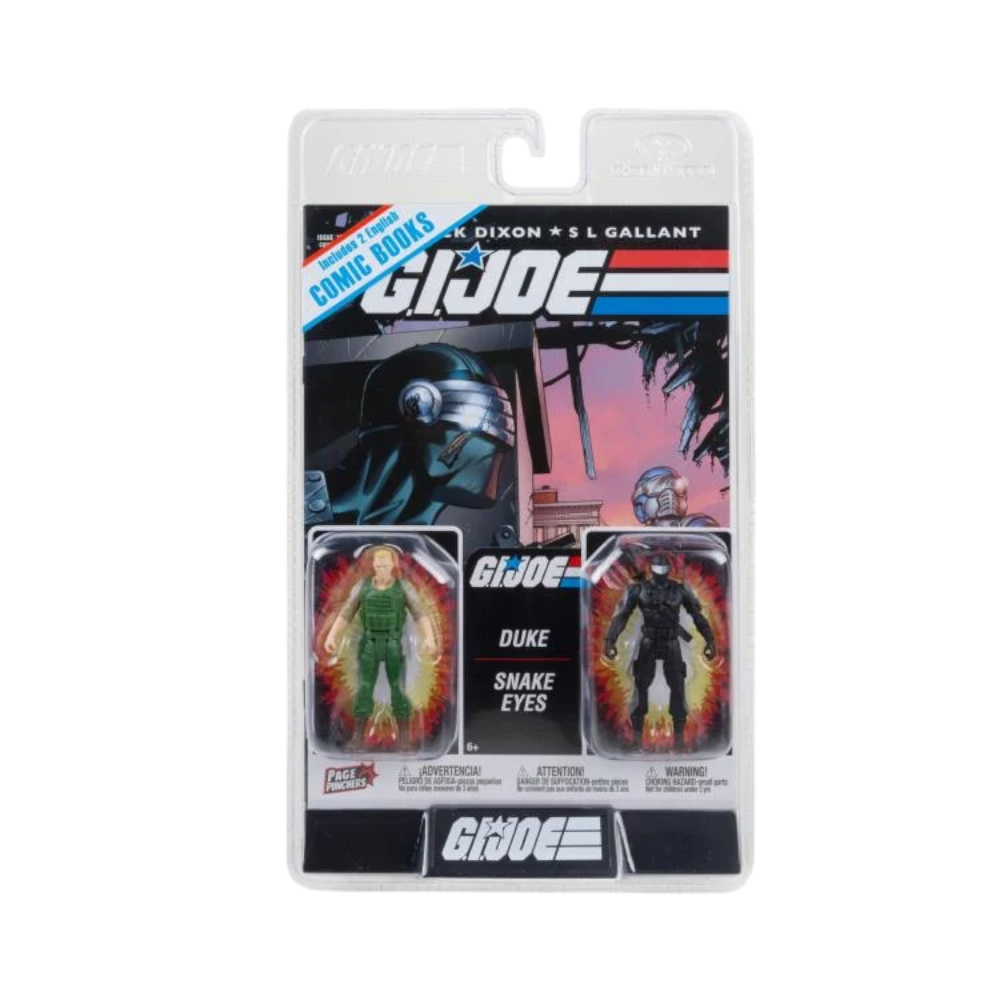 G.I. Joe Page Punchers Duke & Snake Eyes 3" 2-Pack & Comic