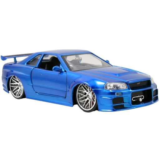 Fast & Furious - Brian's Nissan Skyline GT-R BNR34 Blue 1/24