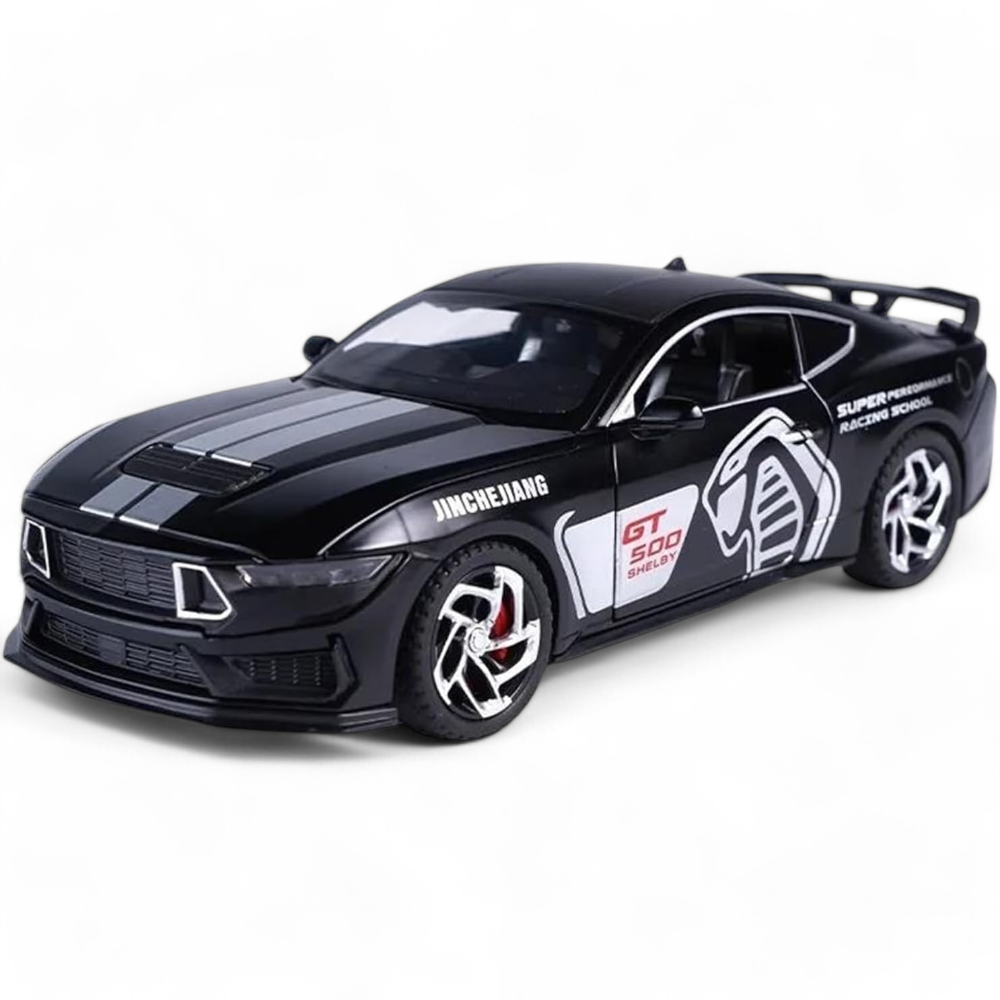 Ford Shelby GT500 Negro Luces y Sonido 1/32