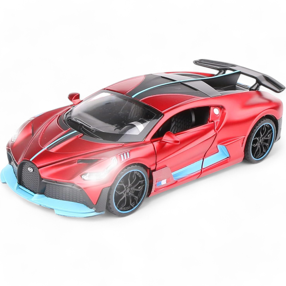 Bugatti Divo Rojo Luces y Sonido 1/30