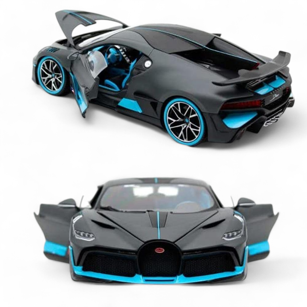 Bugatti Divo Gris Luces y Sonido 1/30