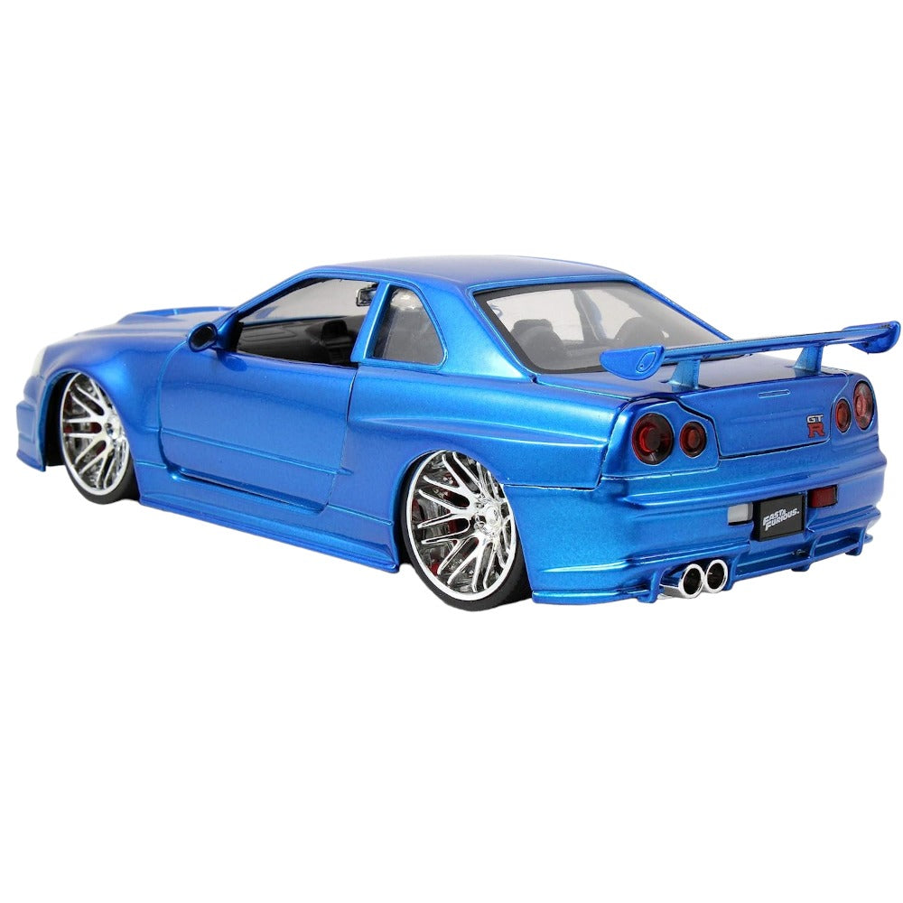 Fast & Furious - Brian's Nissan Skyline GT-R BNR34 Blue 1/24