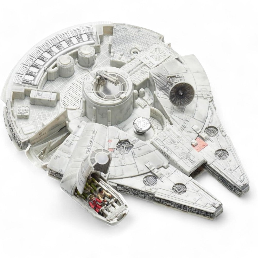 Star Wars Micro Galaxy Squadron: Destroy the Death Star Battle Pack - Millennium Falcon & Tie Interceptors