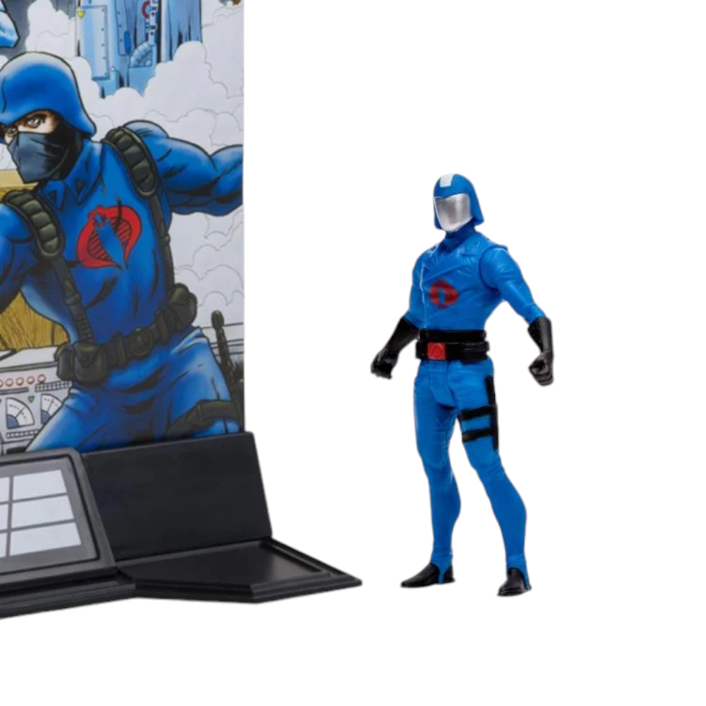 G.I. Joe Page Punchers Cobra Commander & Crimson Guard 3" 2-Pack & Comic