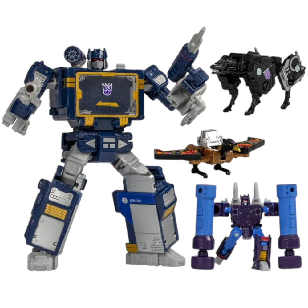 Transformers G1 Universe Legacy United Leader Soundwave - Rumble - Buzzsaw - Ravage