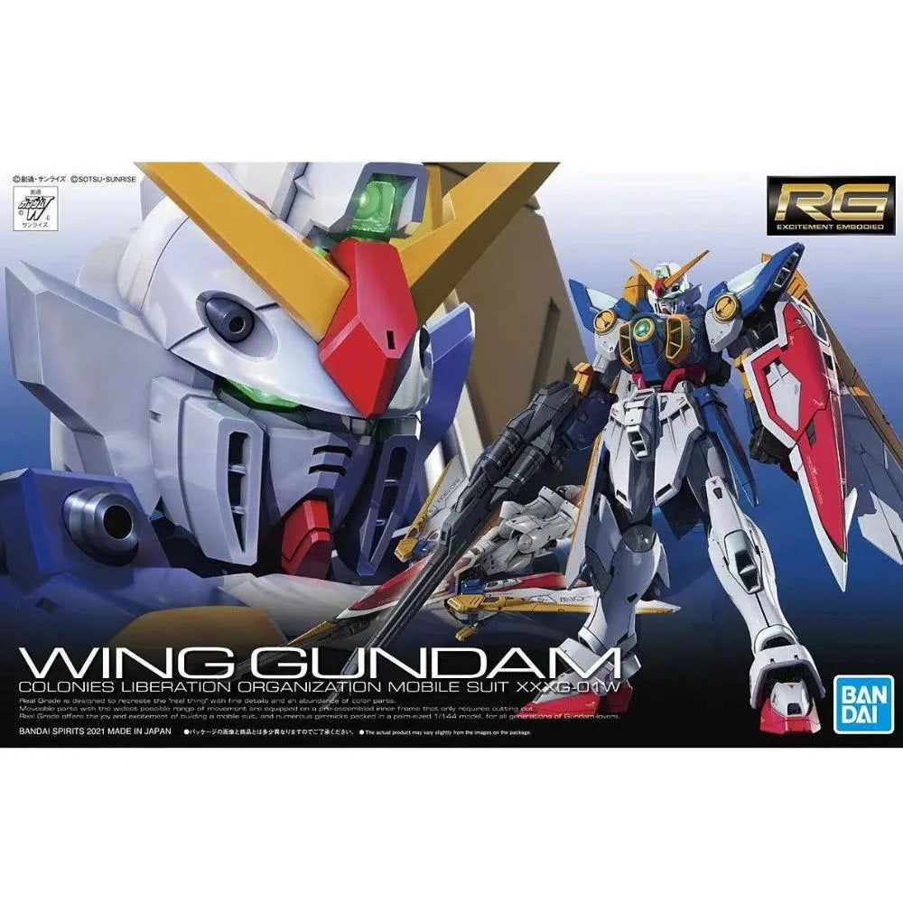 RG #35 Wing Gundam EW Colonies Liberation Organization Mobile Suit XXXG-01W Model Kit 1/144