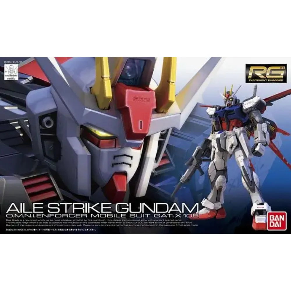 RG #03 Aile Strike Gundam O.M.N.I.Enforcer Mobile Suit GAT-X105 Model Kit 1/144