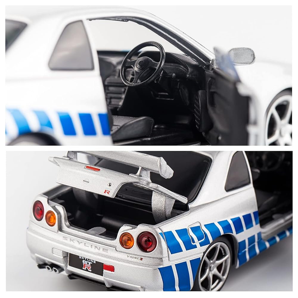 Nissan Skyline GTR R34 Luces y Sonido 1/32