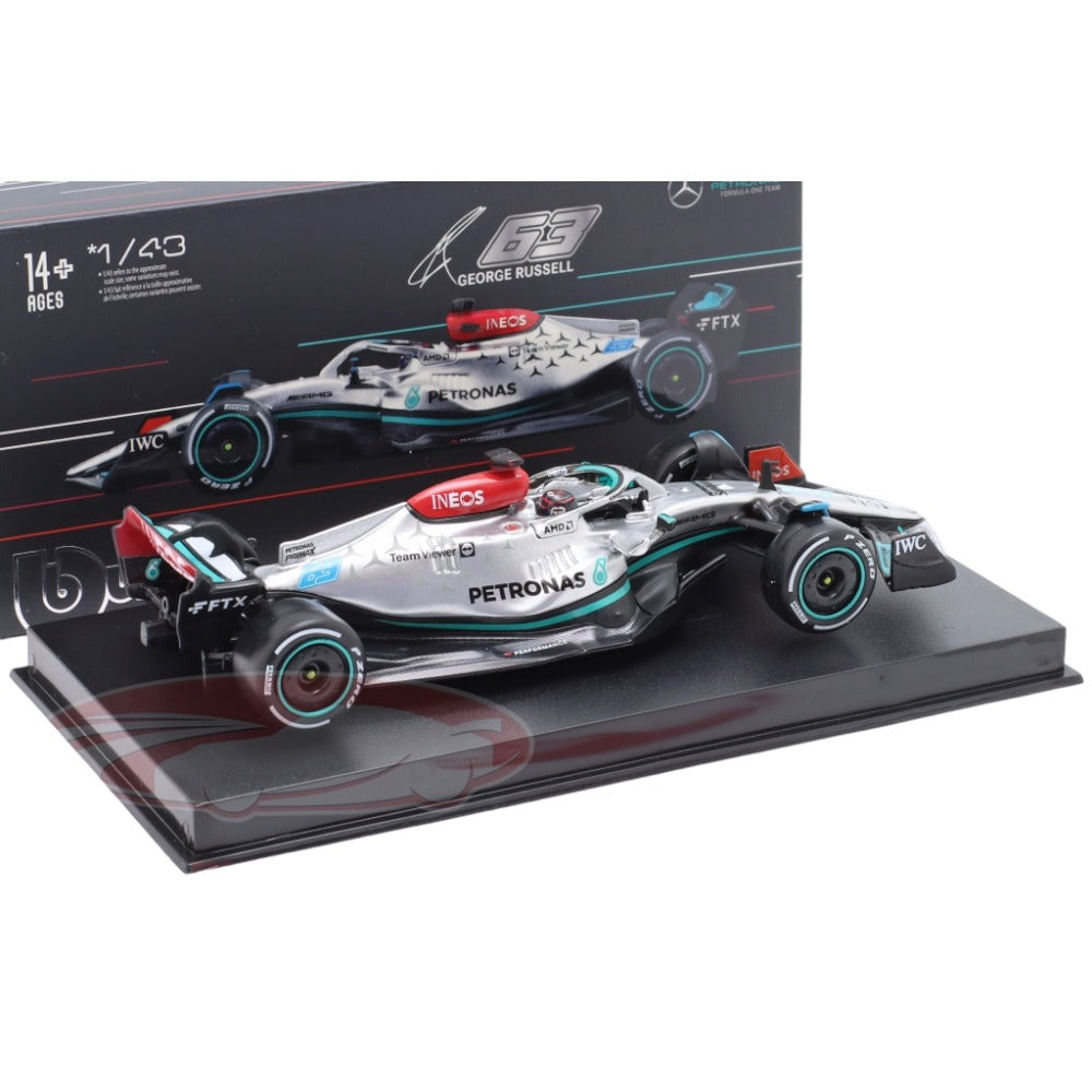 F1 Mercedes AMG W13 E Perfomance #63 2022 - George Russell c/Piloto 1/43