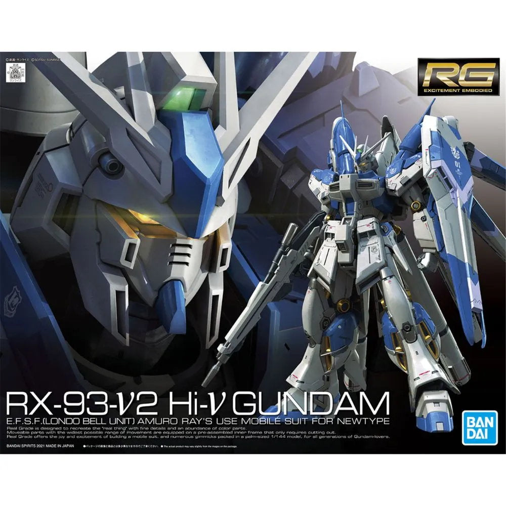 RG #36 RX-V2 Hi-V Gundam E.F.S.F. Londo Bell Unit Amuro Ray's use Mobile Suit Model Kit 1/144