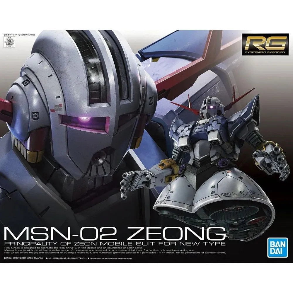 RG #34 MSN-02 Zeong Principality Of Zeon Mobil Suit Model Kit 1/144