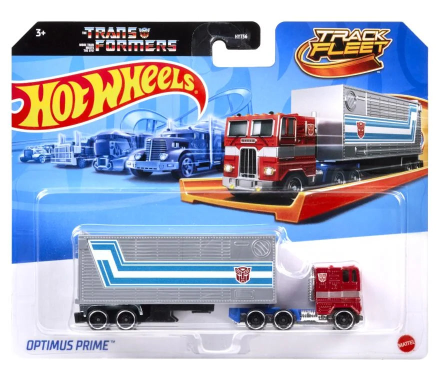 Hot Wheels Transformers Track Fleet Optimus Prime 1/64