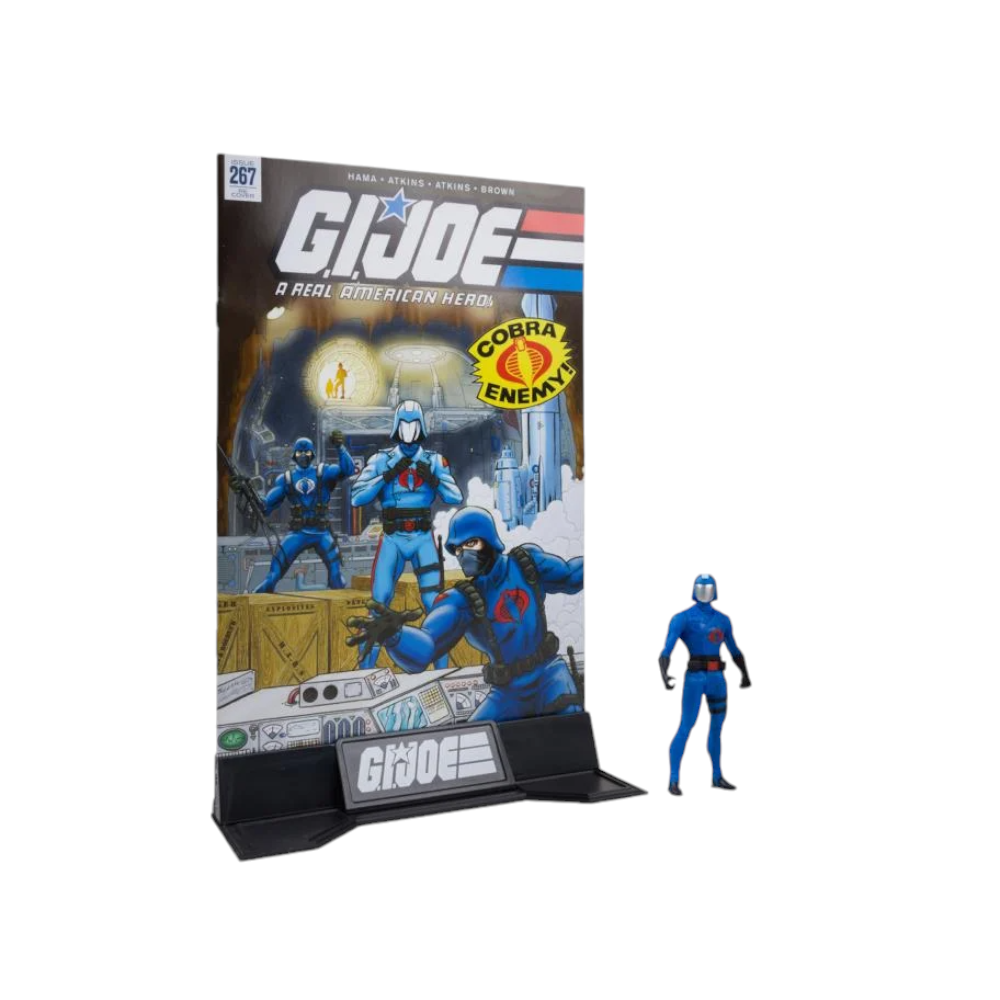 G.I. Joe Page Punchers Cobra Commander & Crimson Guard 3" 2-Pack & Comic